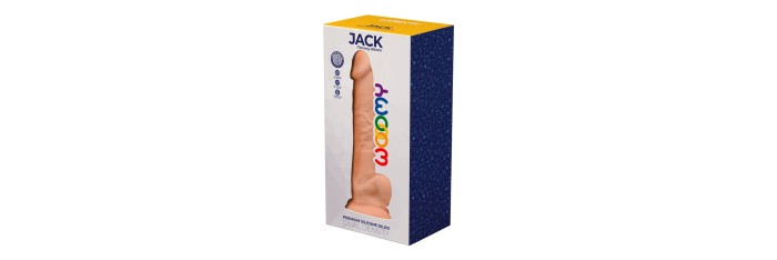 Gode silicone double densité Jack - Wooomy