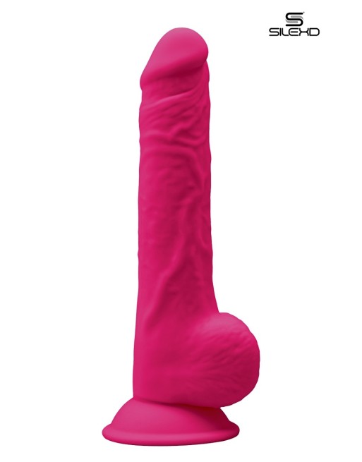 Gode double densité rose 24 cm - Modèle 3