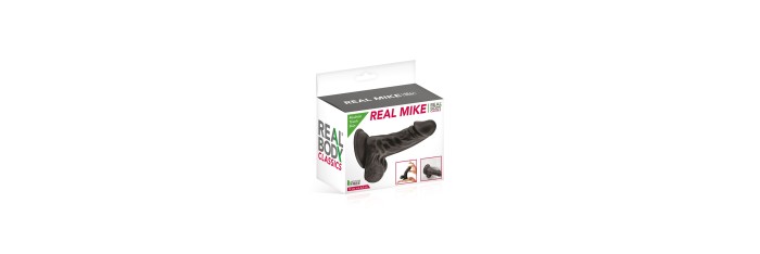 Gode réaliste noir 13 cm - Real Mike