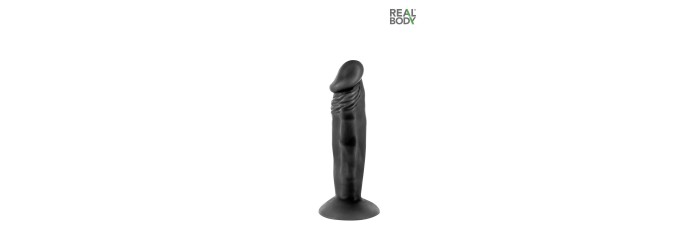 Gode réaliste 16 cm noir - Real Zack