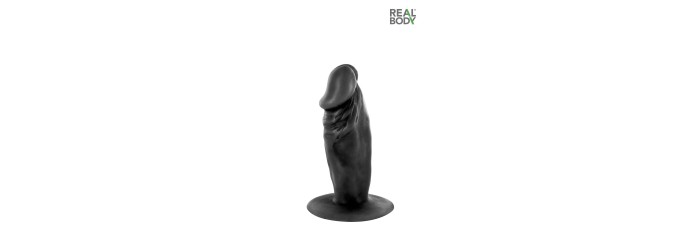 Plug anal réaliste noir 11 cm - Real Tim