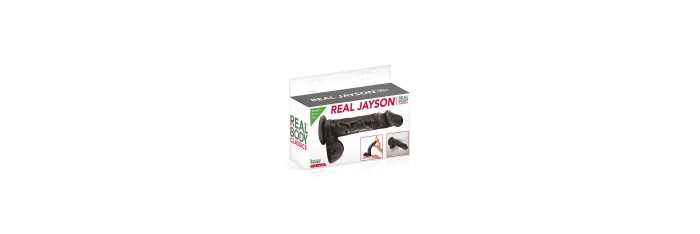 Gode réaliste 21 cm - Real Jayson Noir