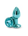 Plug bijou aluminium chromé vert S