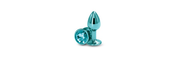 Plug bijou aluminium chromé vert S