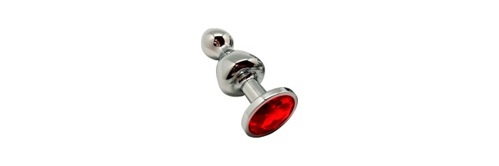 Plug bijou Lollypop rouge L - Wooomy