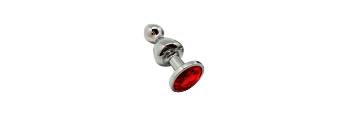 Plug bijou Lollypop rouge M - Wooomy