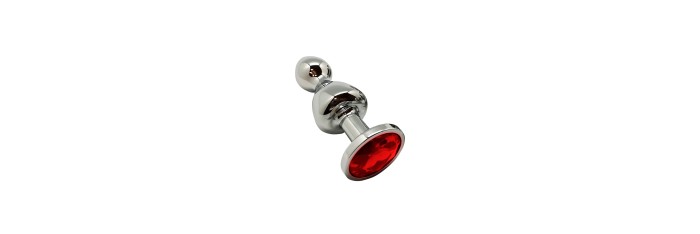 Plug bijou Lollypop rouge S - Wooomy