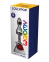 Plug bijou Lollypop rouge S - Wooomy