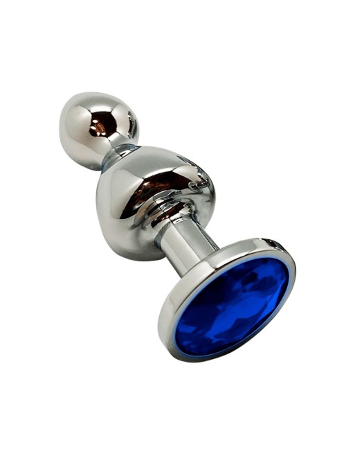 Plug bijou Lollypop bleu M - Wooomy