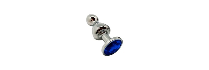 Plug bijou Lollypop bleu M - Wooomy