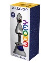 Plug bijou Lollypop bleu M - Wooomy