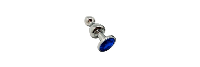 Plug bijou Lollypop bleu S - Wooomy