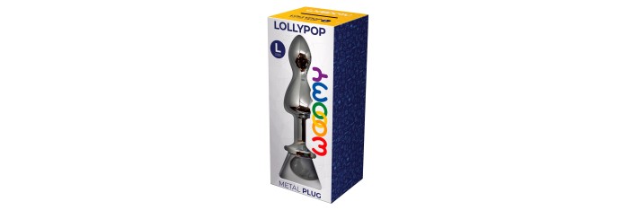 Plug bijou Lollypop transparent L - Wooomy