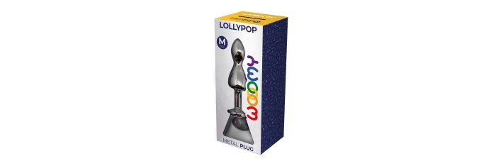 Plug bijou Lollypop transparent M - Wooomy