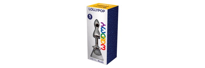 Plug bijou Lollypop transparent S - Wooomy