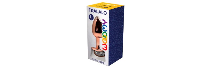 Plug bijou Tralalo transparent L - Wooomy