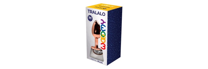 Plug bijou Tralalo transparent M - Wooomy