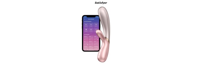 Rabbit chauffant Hot Lover rose - Satisfyer