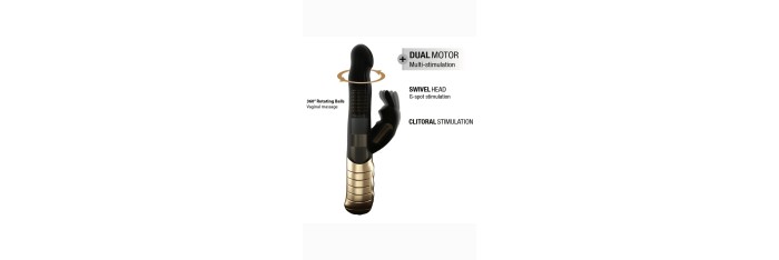 Vibro rechargeable Baby Rabbit noir 2.0 - Dorcel