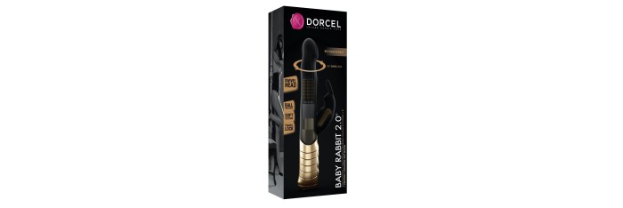 Vibro rechargeable Baby Rabbit noir 2.0 - Dorcel