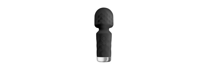 Mini vibromasseur King Wand noir