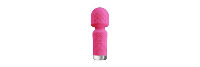 Mini vibromasseur King Wand rose