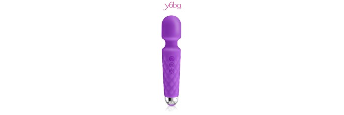 Vibro Love Wand rechargeable violet - Yoba