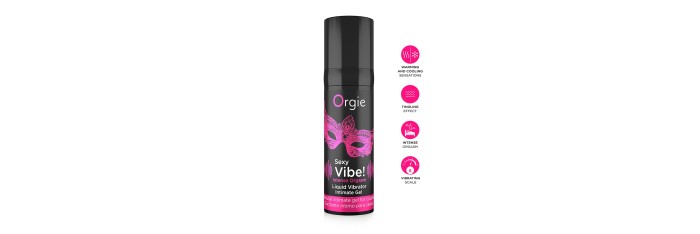 Gel d'excitation Sexy Vibe Intense Orgasm Liquid Vibrator