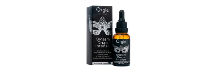 Gouttes d'excitation clitoridienne Orgasm Drops Intense