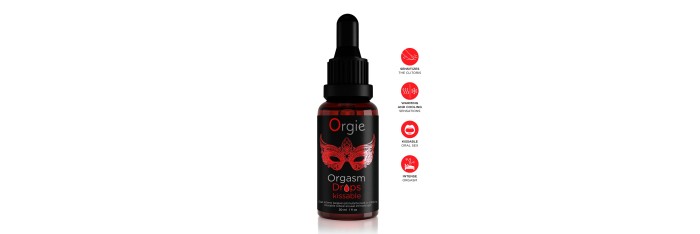 Gel d'excitation du Clitoris Orgasm Drops Kissable