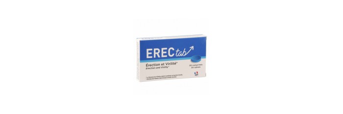 Erectab 20 comprimés - Stimulant sexuel 