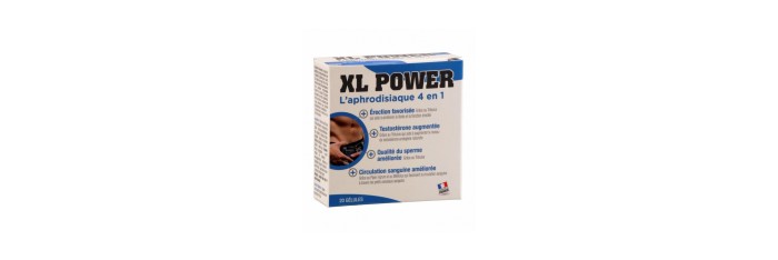 XL Power 20 gélules - Aphrodisiaque