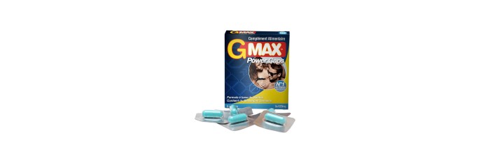 G-Max Power Caps Homme 5 gélules