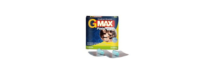 G-Max Power Caps Homme 2 gélules