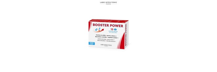 Aphrodisiaque masculin Booster Power 15 comprimés