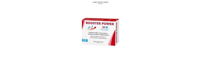 Aphrodisiaque masculin Booster Power 30 comprimés