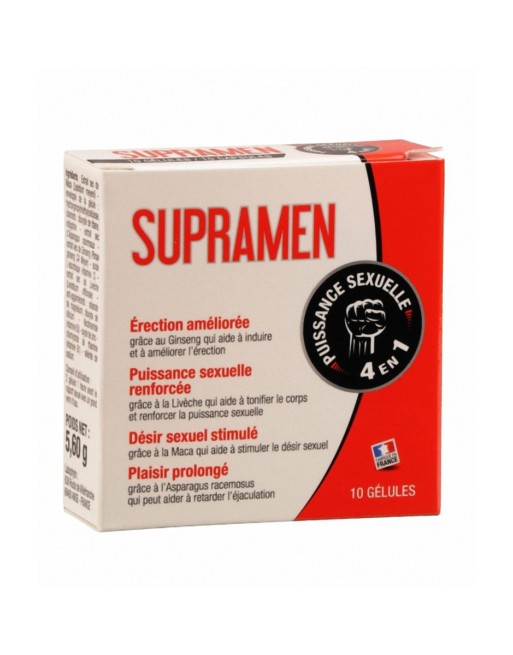 Supramen 10 gélules - Aphrodisiaque