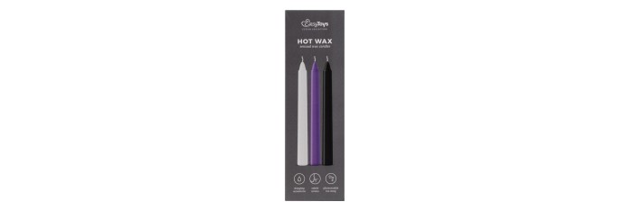 3 Bougies sensuelles Hot Wax