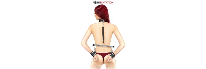 Menottes et collier de soumission - Fetish Tentation