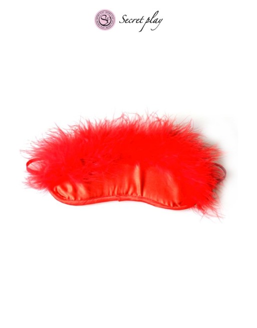 Bandeau rouge marabou - Secret Play