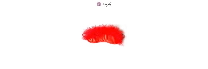 Bandeau rouge marabou - Secret Play