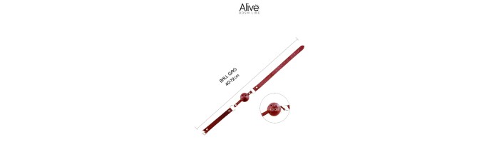 Baillon Discretion rouge - Alive