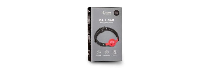 Gagged Ball avec balle rouge - EasyToys Fetish Collection