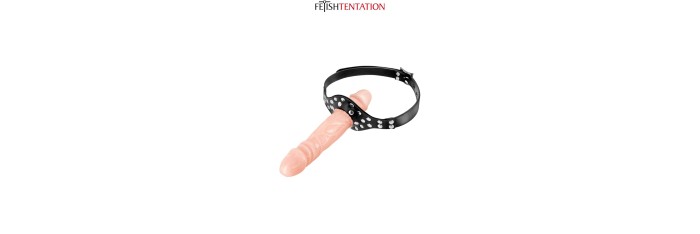 Bâillon double gode - Fetish Tentation