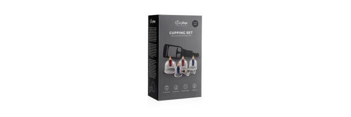 Coffret 6 ventouses Cupping Set - EasyToys Fetish Collection