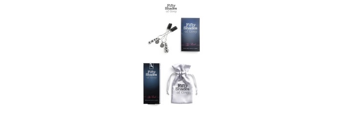 Bijoux de seins réglables - Fifty Shades Of Grey