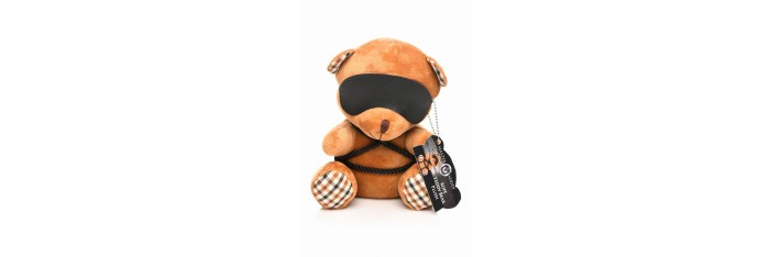 Ours en peluche en tenue Bondage