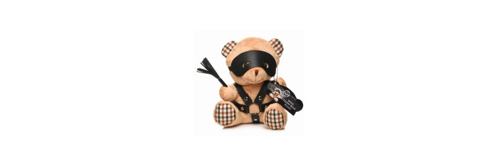 Ours en peluche BDSM avec martinet