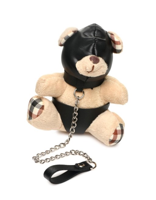 Porte-clés Teddy Bear BDSM avec cagoule