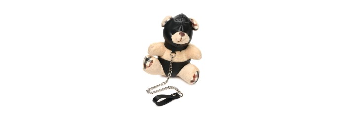 Porte-clés Teddy Bear BDSM avec cagoule